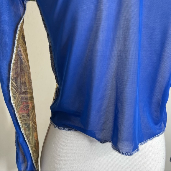 Rhi Dancey Handcrafted in English Mesh Top S - Picture 7 of 9